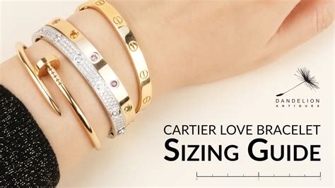 cartier love bracelet 16|cartier love bracelet size guide.